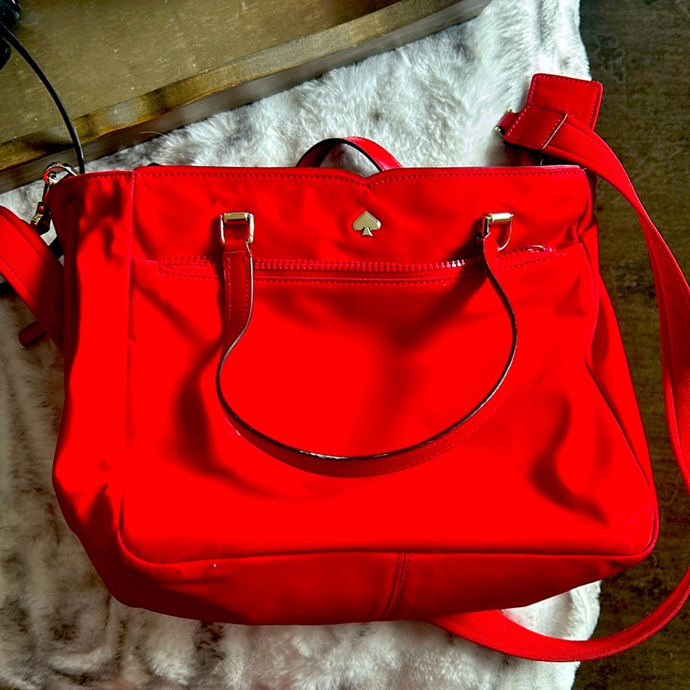 Red Kate spade purse